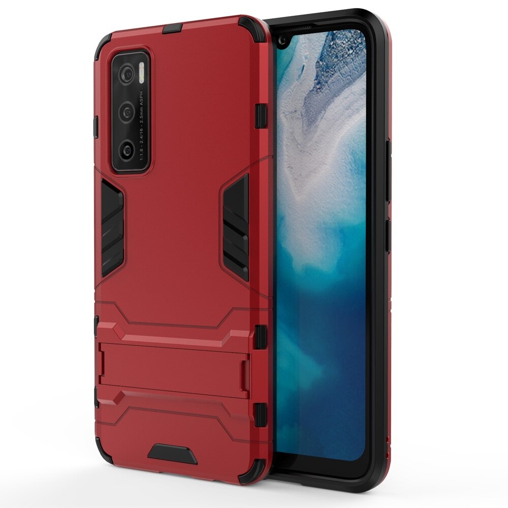 Case Vivo V20 SE #เคสฝาหลังพลาสติก ไฮบริด TPU + Kickstand