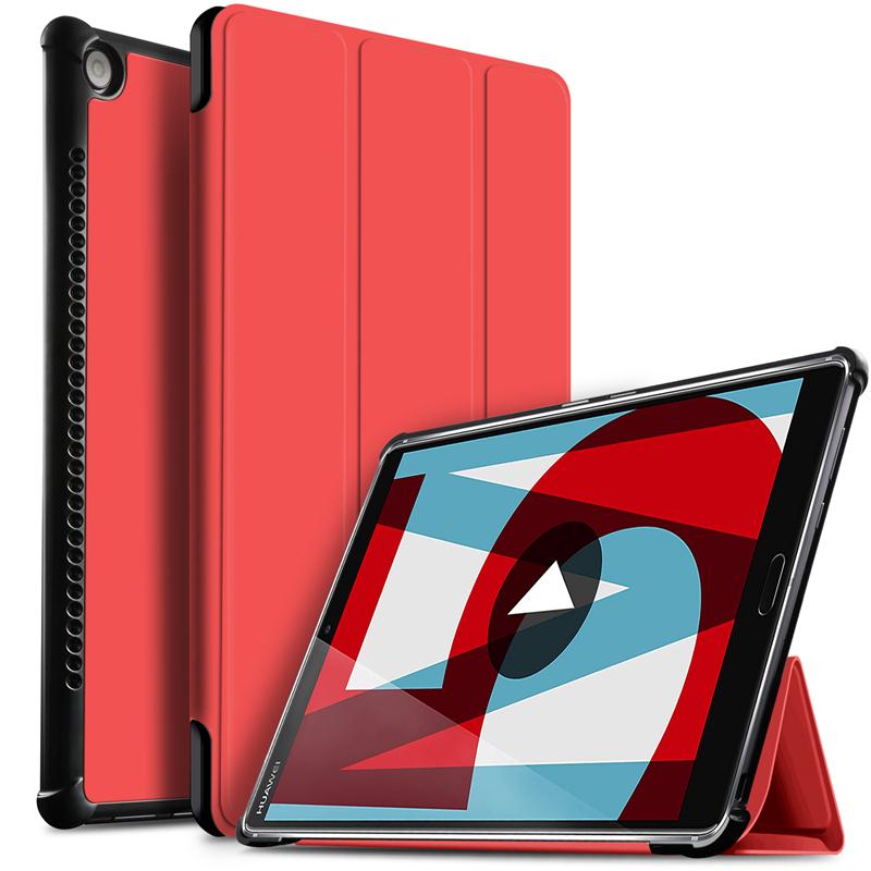 Case Huawei MediaPad M5 Pro 10.8 นิ้ว หนัง PU #เคสฝาพับแบบ 3 พับ Tri-fold Stand Smart Leather