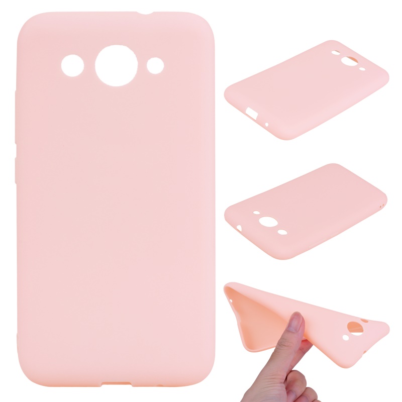 Case Huawei Y3 (2017) #เคสฝาหลังนิ่มกันรอยนิ้วมือ Matte Anti-fingerprint Soft TPU