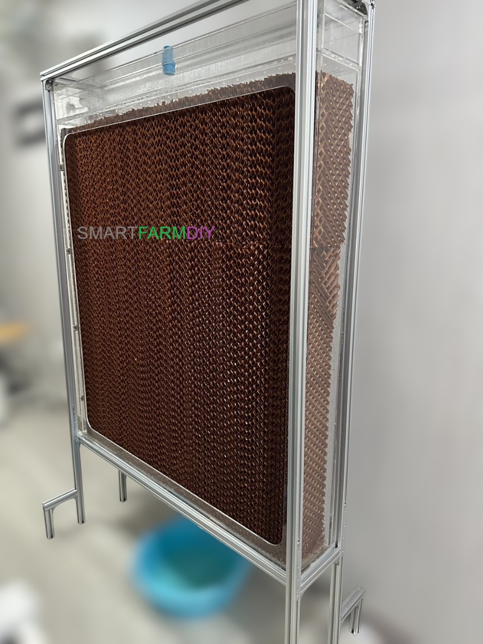 แผงอีแวป 140*120*17ซม รวมกรอบใส่แผงอะคริลิคใส หนา 5มม.