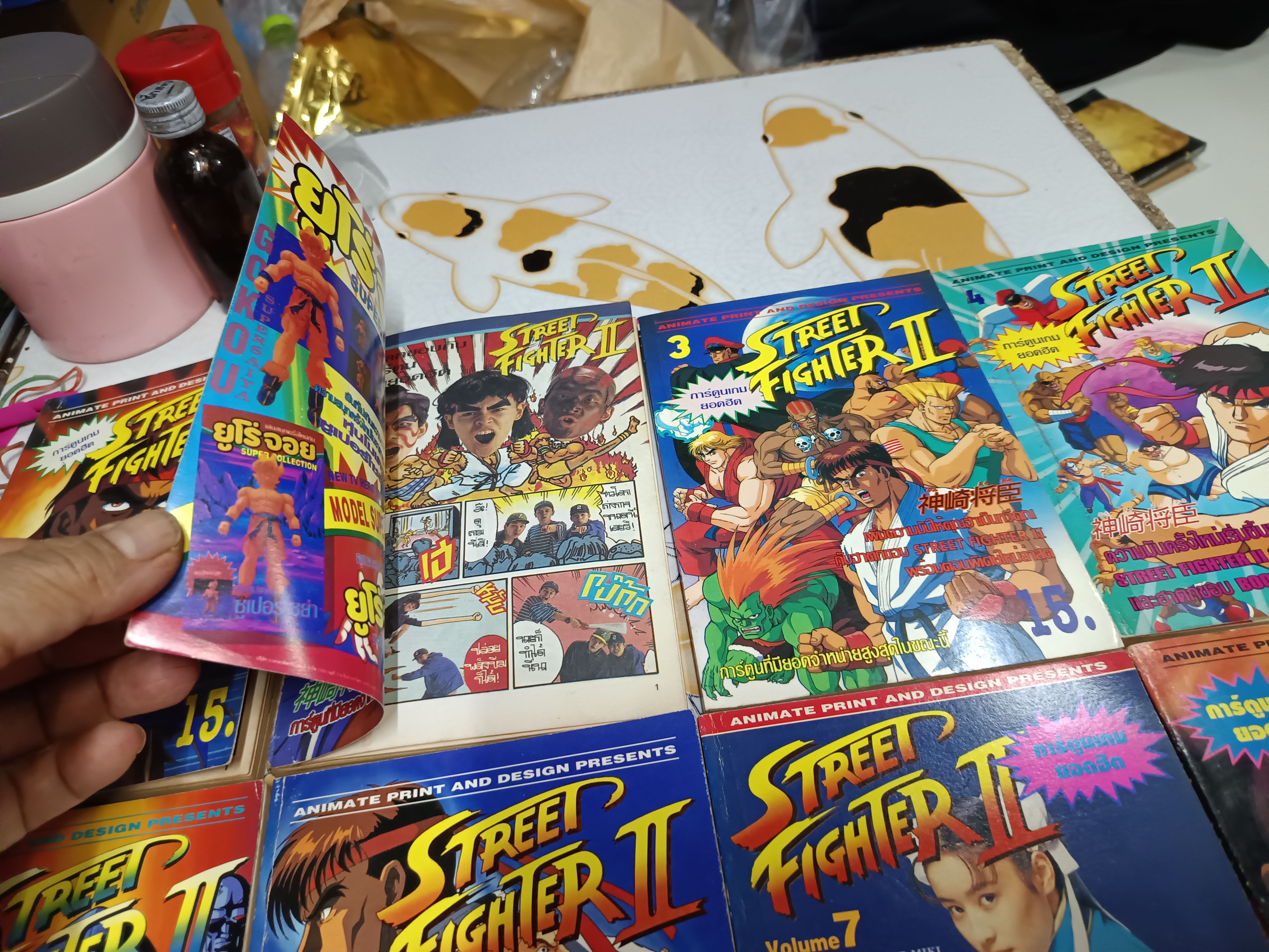 STREET FIGHTER II (เล่ม 1-11 พิมพ์ออกมาแค่นี้) + เล่มพิเศษ พิมพ์เก่า อนิเมท Animate **สินค้าหมด**