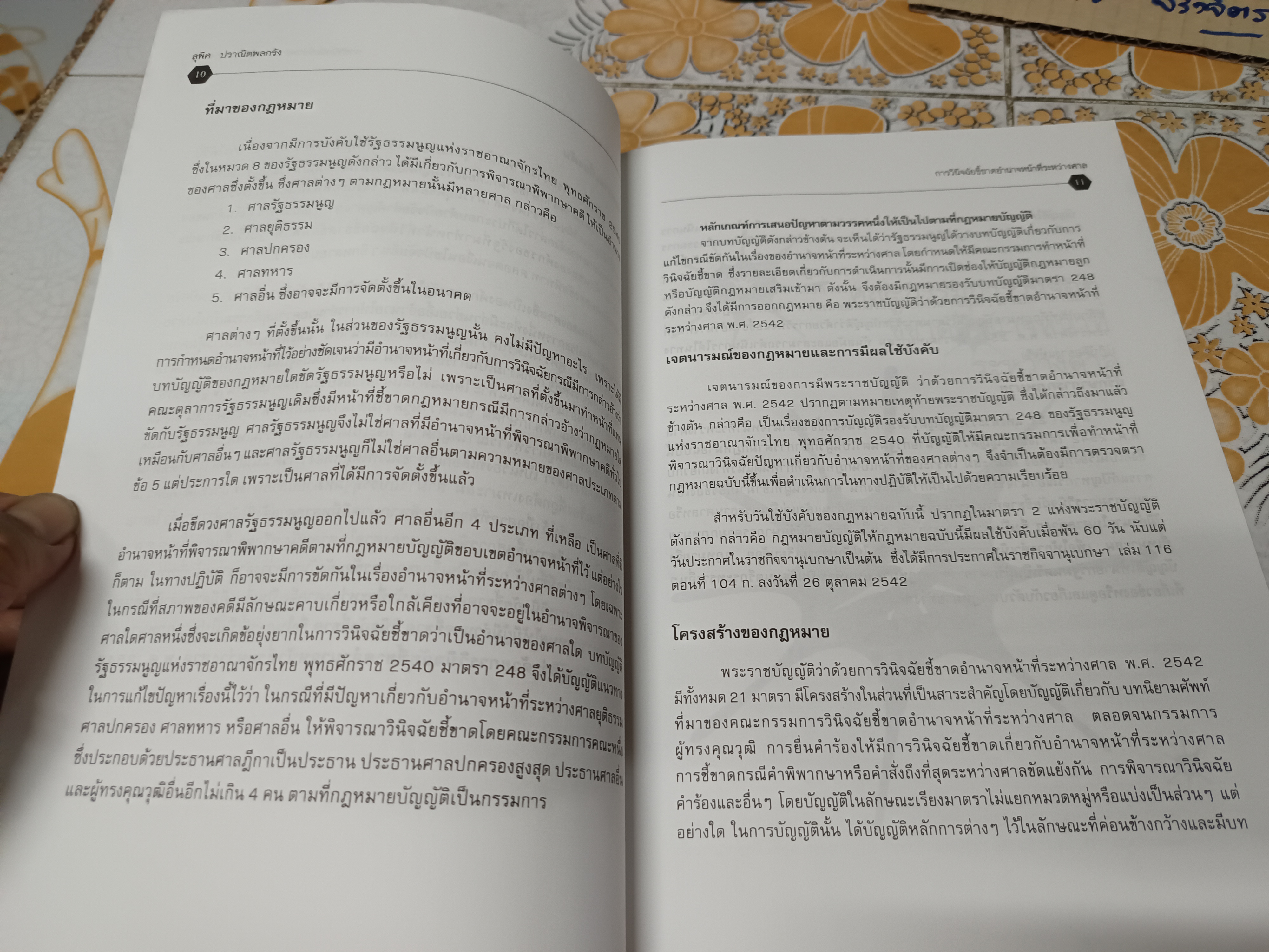 หนังสือ การวินิจฉัยชี้ขาดอำนาจหน้าที่ระหว่างศาล โดย สุพิศ ปราณีพลกรัง พิมพ์ปี พ.ศ. 2546