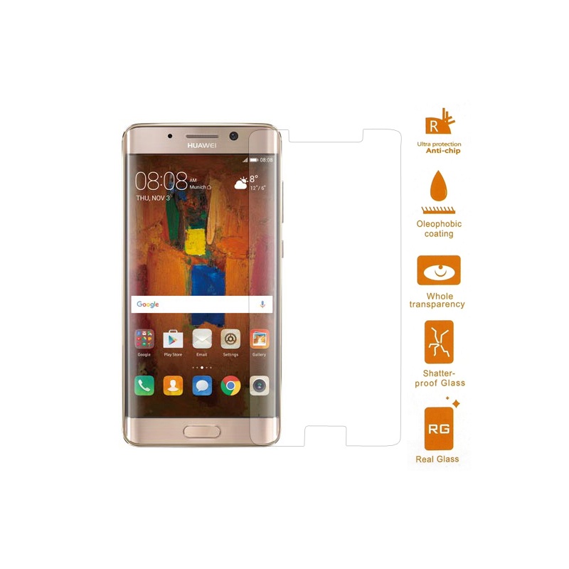 ฟิล์มกระจกกันรอย Huawei Mate 9 Pro ไม่เจ็มจอ หนา 0.3 mm.