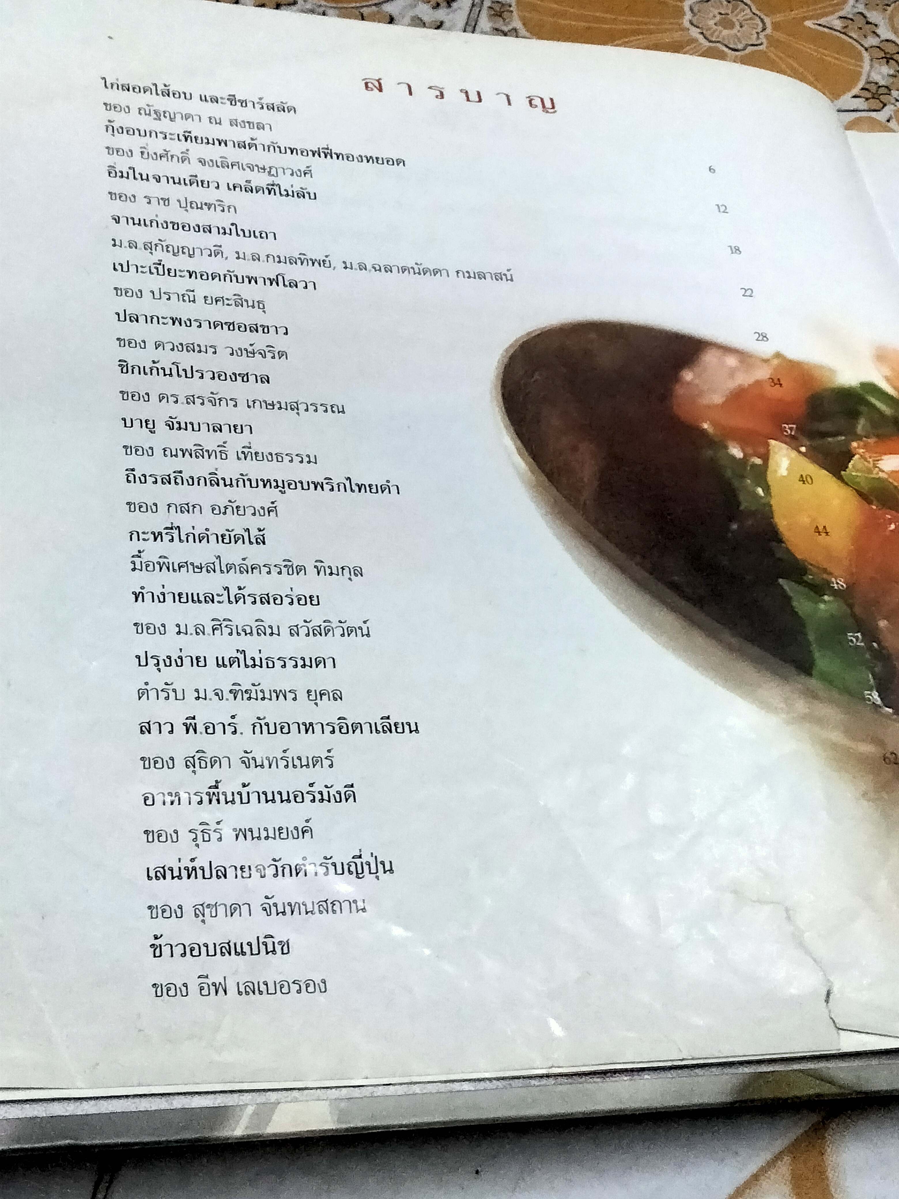 อาหารจานโปรด จัดทำโดย นิตยสาร Life & Decor ตำรับอาหารจานโปรดของแขกรับเชิญกิตติมศักดิ์