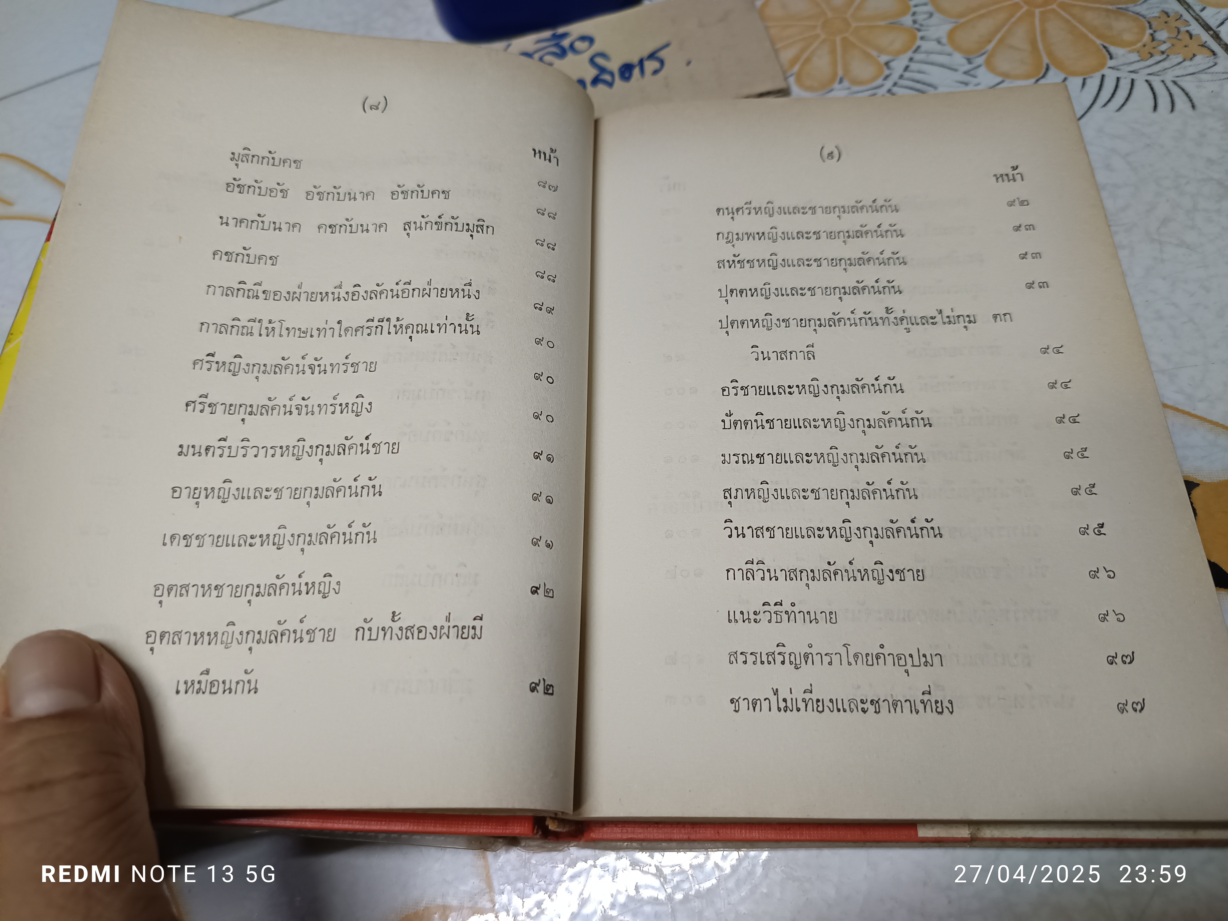 ลิลิตทักษาพยากรณ์ พระนิพนธ์ เจ้าฟ้ากรมหลวงพิทักษมนตรี หลวงอรรถวาทีธรรมประวรรต (วิเชียร จันทน์หอม) **ปกหลังมีคราบน้ำเล็กน้อย **สินค้าหมด**