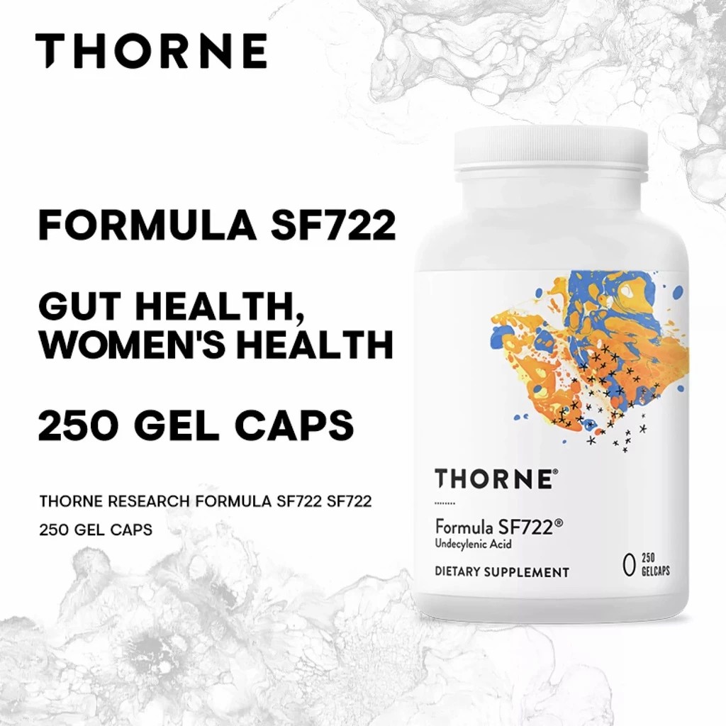 (Pre Order) Thorne Research® Undecylenic Acid 250 mg 250 Gelcaps กรดอันเดซิเลนิก ช่วยรักษาสมดุลของจุลินทรีย์ในลำไส้และช่องคลอด