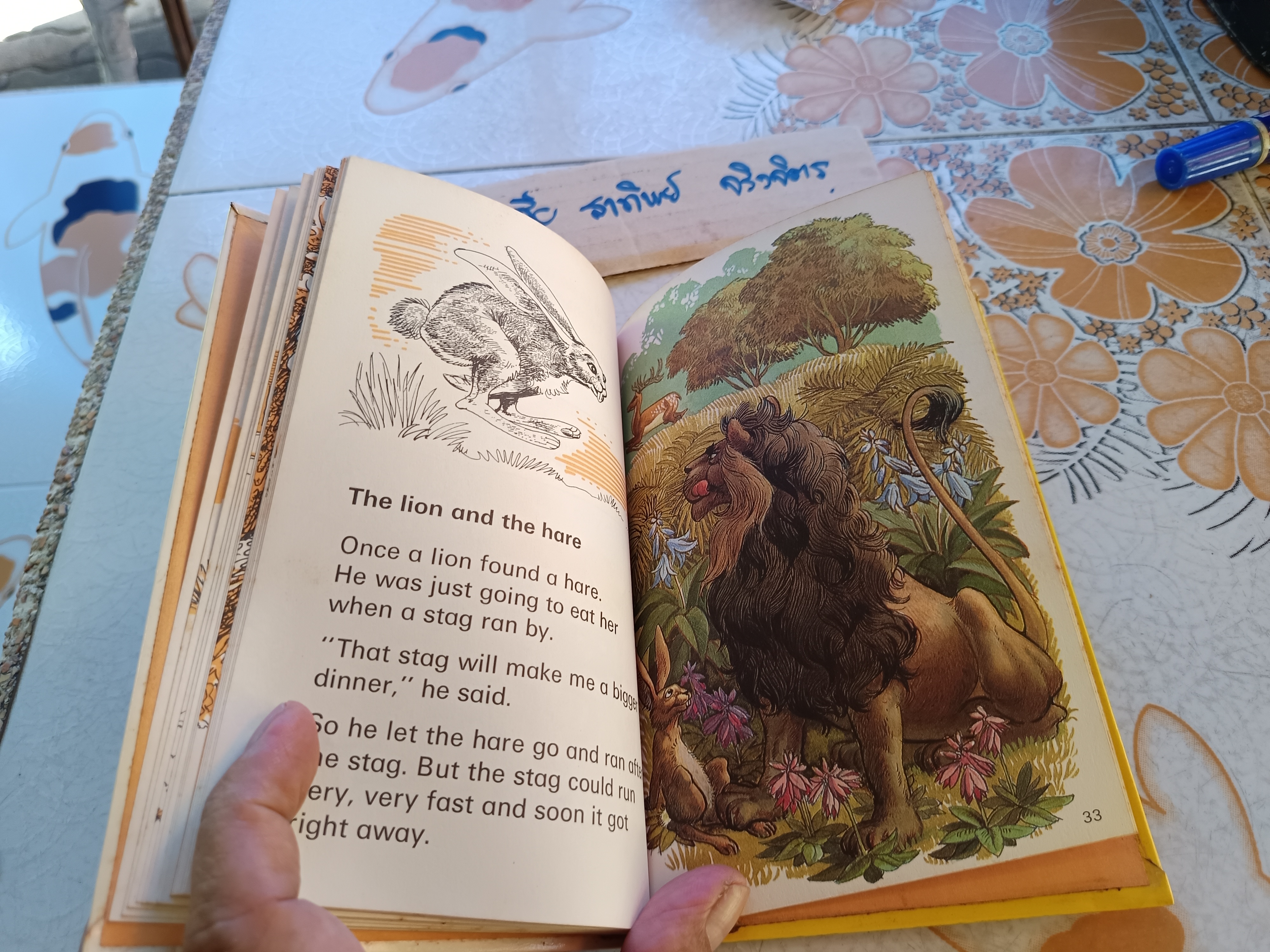 A First book of Aesop's Fables A Ladybird Book Series 740 **สินค้าหมด**