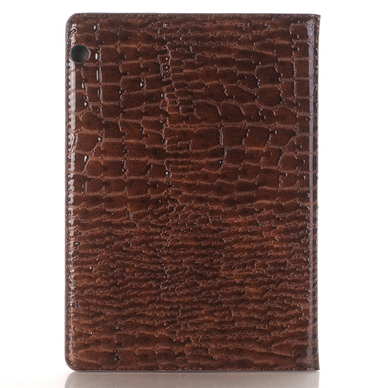 Case Huawei MediaPad T3 10 #เคสฝาพับแบบกระเป๋าสตางค์ลายผิวหนังจระเข้ Crocodile Texture