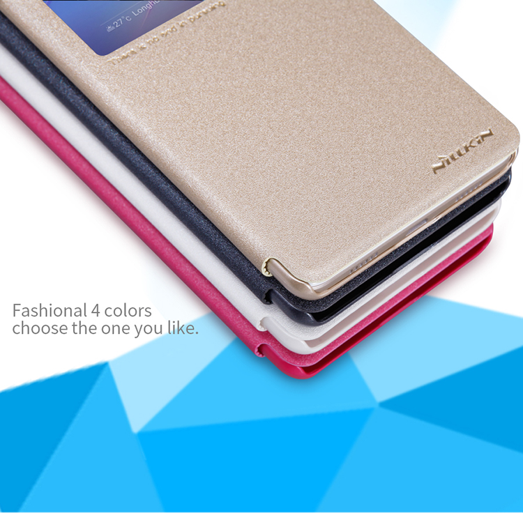 Case Huawei GR5 2017 #เคสฝาพับมีช่องวิว Nillkin แท้รุ่น Sparkle Smart View