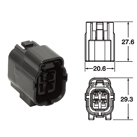 ปลั๊กต่อสายไฟในรถยนต์ AUTOMOTIVE CONNECTORS,070 AM EJ-ll SERIES SEALED 1.25sqmm