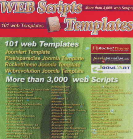 Web Scripts Templates ( 1 CD )