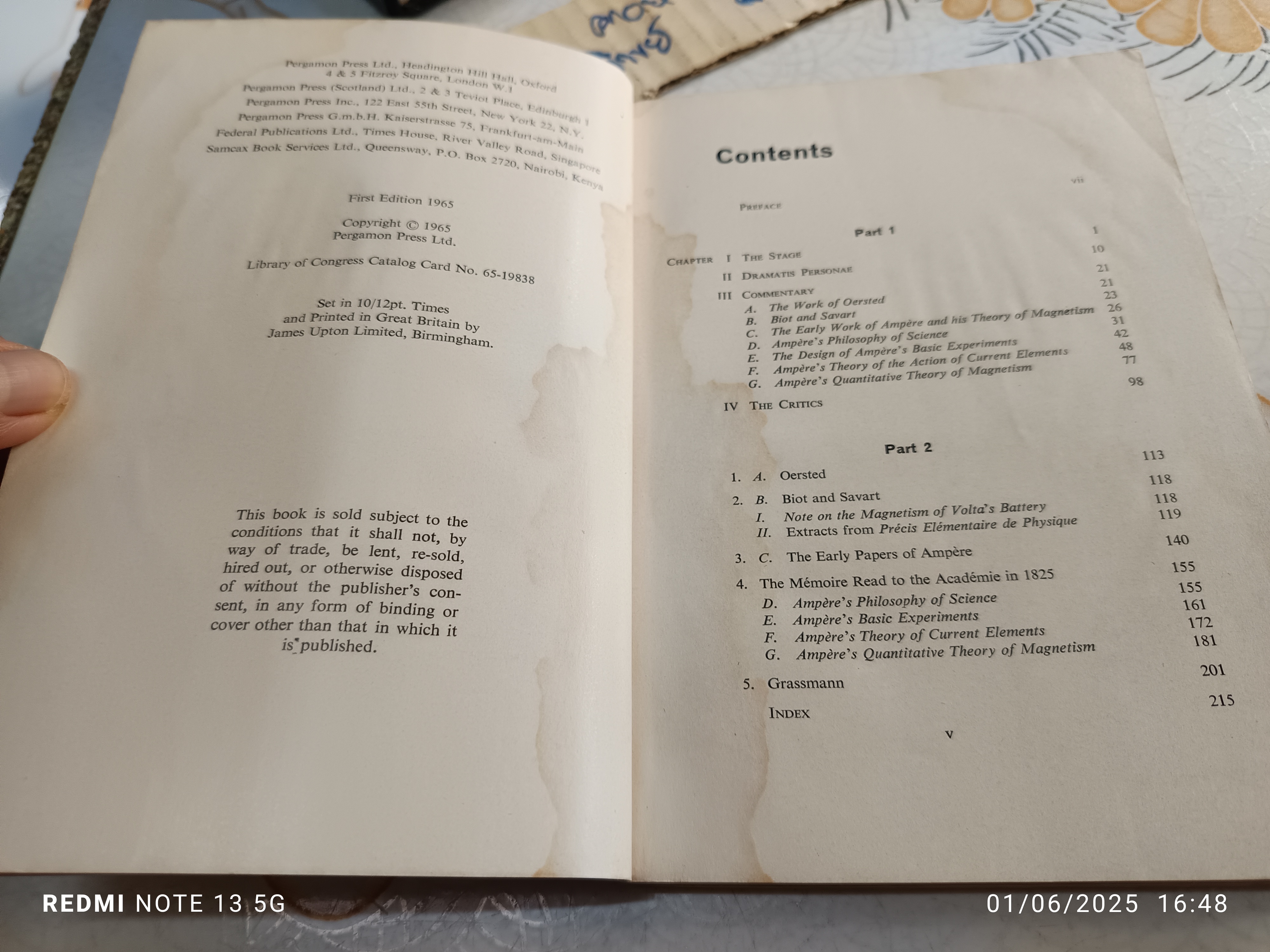 Early Electrodynamics : The First Law of Circulation R.A.R. Tricker,1965 **สินค้าหมด**