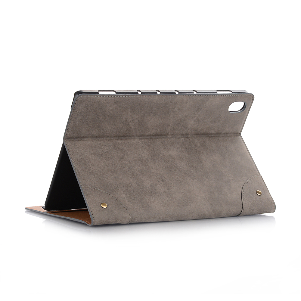 เคส Huawei MediaPad M6 (10.8 นิ้ว) #เคสฝาพับหนัง PU ผิวหนังม้าสไตล์ Retro แบบกระเป๋าสตางค์สมาร์ท Crazy Horse Texture Retro PU Leather