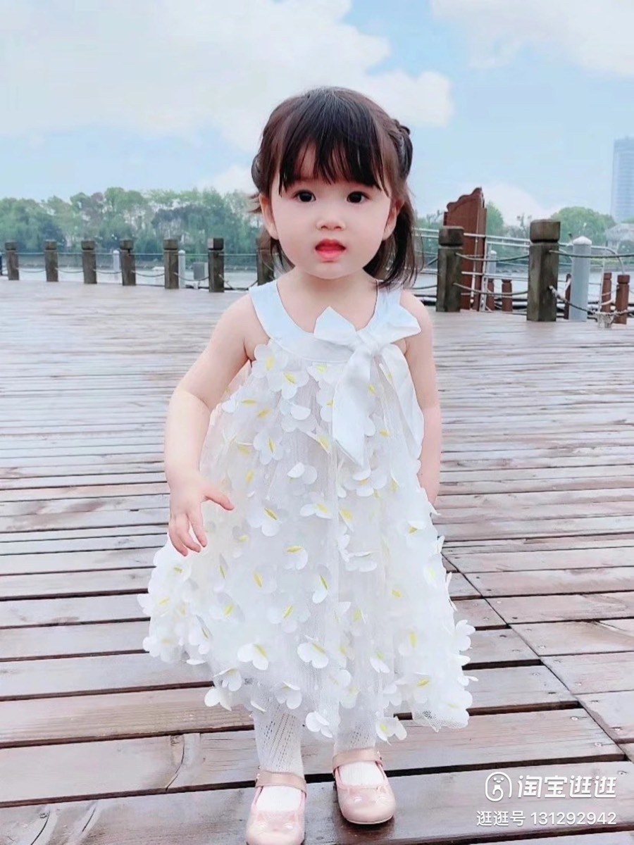 มินิเดรสฟรุ้งฟริ้งดอกผีเสื้อ สำหรับน้อง6เดือนถึง4ขวบ