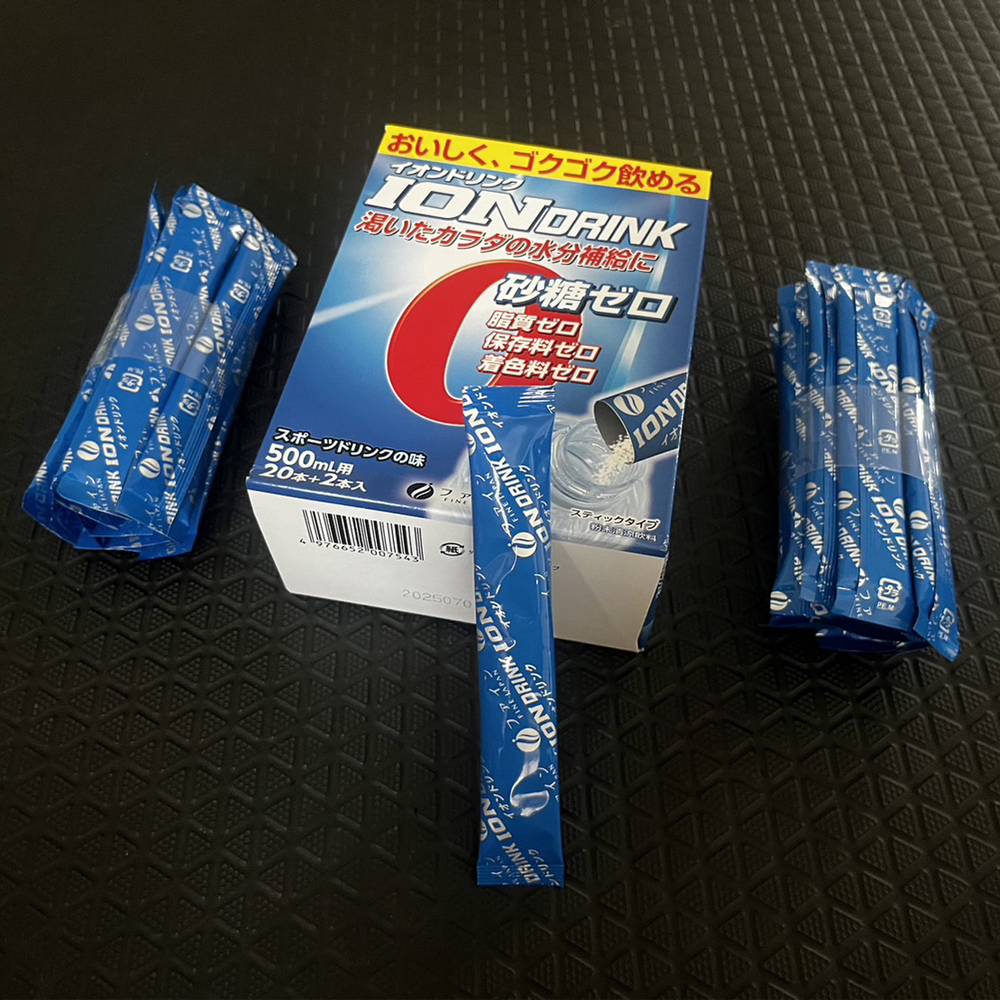 Fine Ion Drink Sports drink flavor (1กล่อง 22 ซอง) จากญี่ปุ่น เครื่องดื่มเกลือแร่ ไอออนวิตามินพลัสเกลือแร่ (Z24)