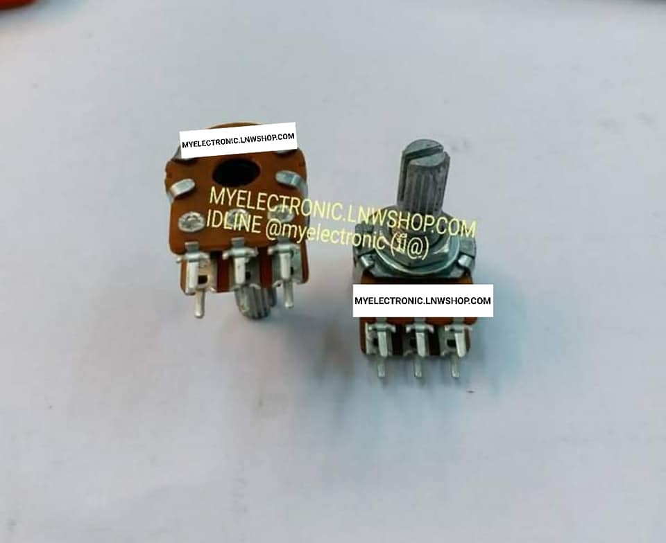 ขาย โวลุ่ม100KB,โวลุ่มB100K VOLUME100K OHM,VARIABLE RESISTER100K OHM วอลุ่ม VOLUME โวลุ่ม 100KB,โวลุ่ม B100K ราคา ตัวละ . บาท