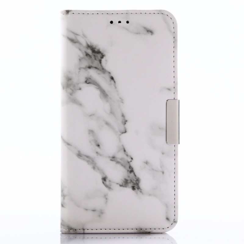 เคส Samsung Galaxy A8 (2018) #เคสฝาพับหนัง PU ผิวนิ่มสไตล์กระเป๋าสตางค์ลายหินอ่อน