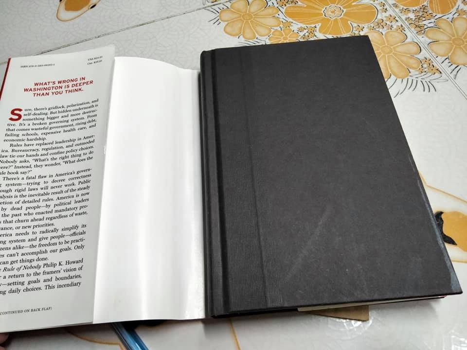 The Rule of Nobody Saving America from Dead Laws and Broken Government Philip K. Howard (ภาษาอังกฤษ)
