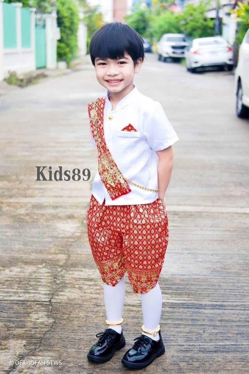 ชุดไทยเด็กชาย set3ชิ้น