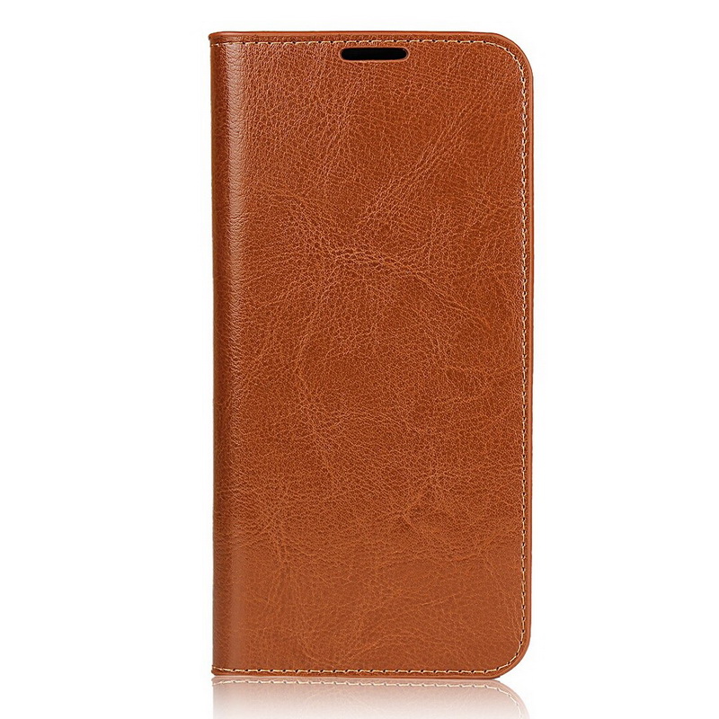 Case Samsung Galaxy M21 #เคสฝาพับหนังแท้แบบกระเป๋าสตางค์คุณภาพดี Crazy Horse Genuine Leather Cover