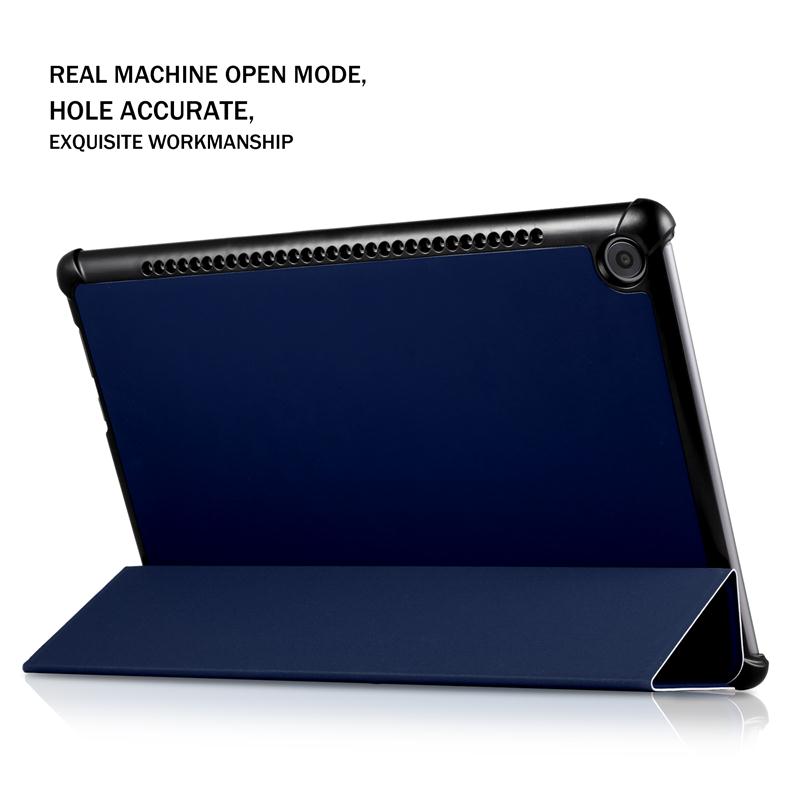 Case Huawei MediaPad M5 Pro 10.8 นิ้ว หนัง PU #เคสฝาพับแบบ 3 พับ Tri-fold Stand Smart Leather