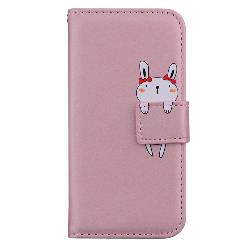 Case Samsung Galaxy A72 / A72 5G #เคสฝาพับหนัง PU ลายการ์ตูน Fashion Cartoon Animals Flip Case Texture Leather Wallet