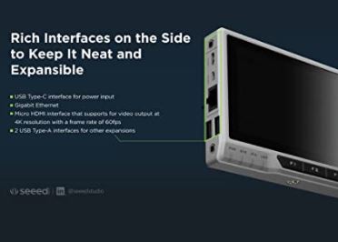 Seeed Studio reTerminal - Embedded Linux with Raspberry Pi CM4 and 5-Inch Multi-Touch Screen, Wireless Connectivity