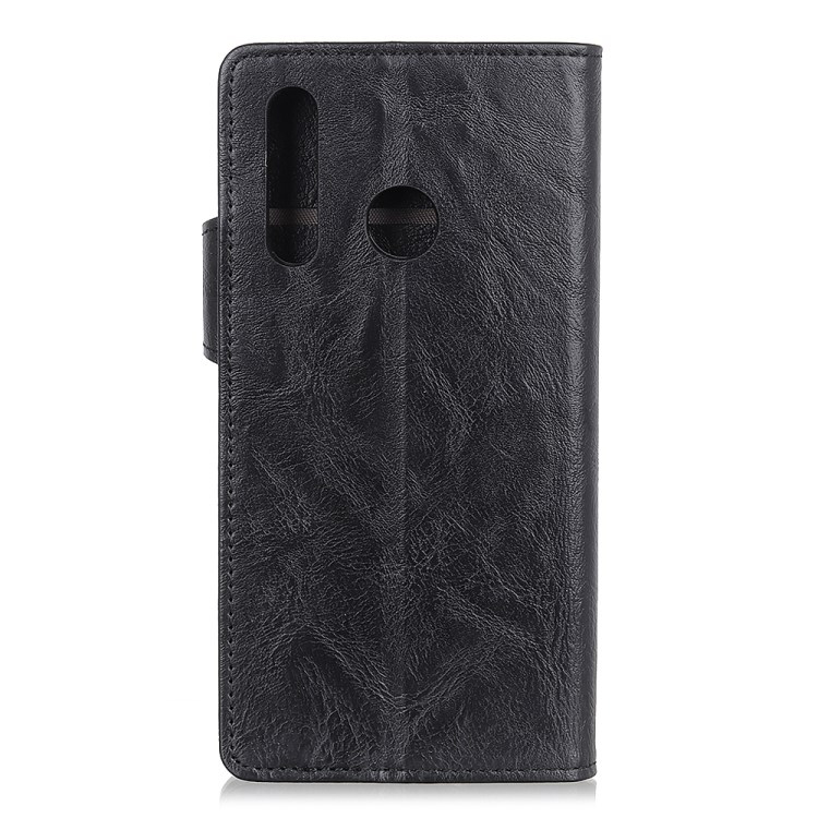 Case Huawei nova 4 #เคสฝาพับหนัง PU ผิวหนังม้า S-shape Crazy Horse Texture Wallet Leather