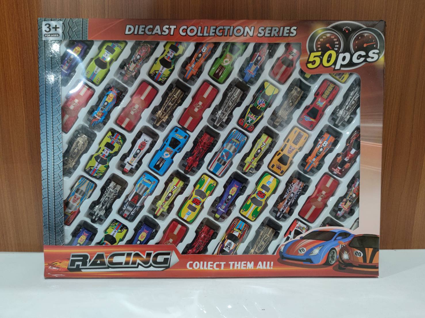 ของเล่นเด็ก set รถแข่งชุดใหญ่