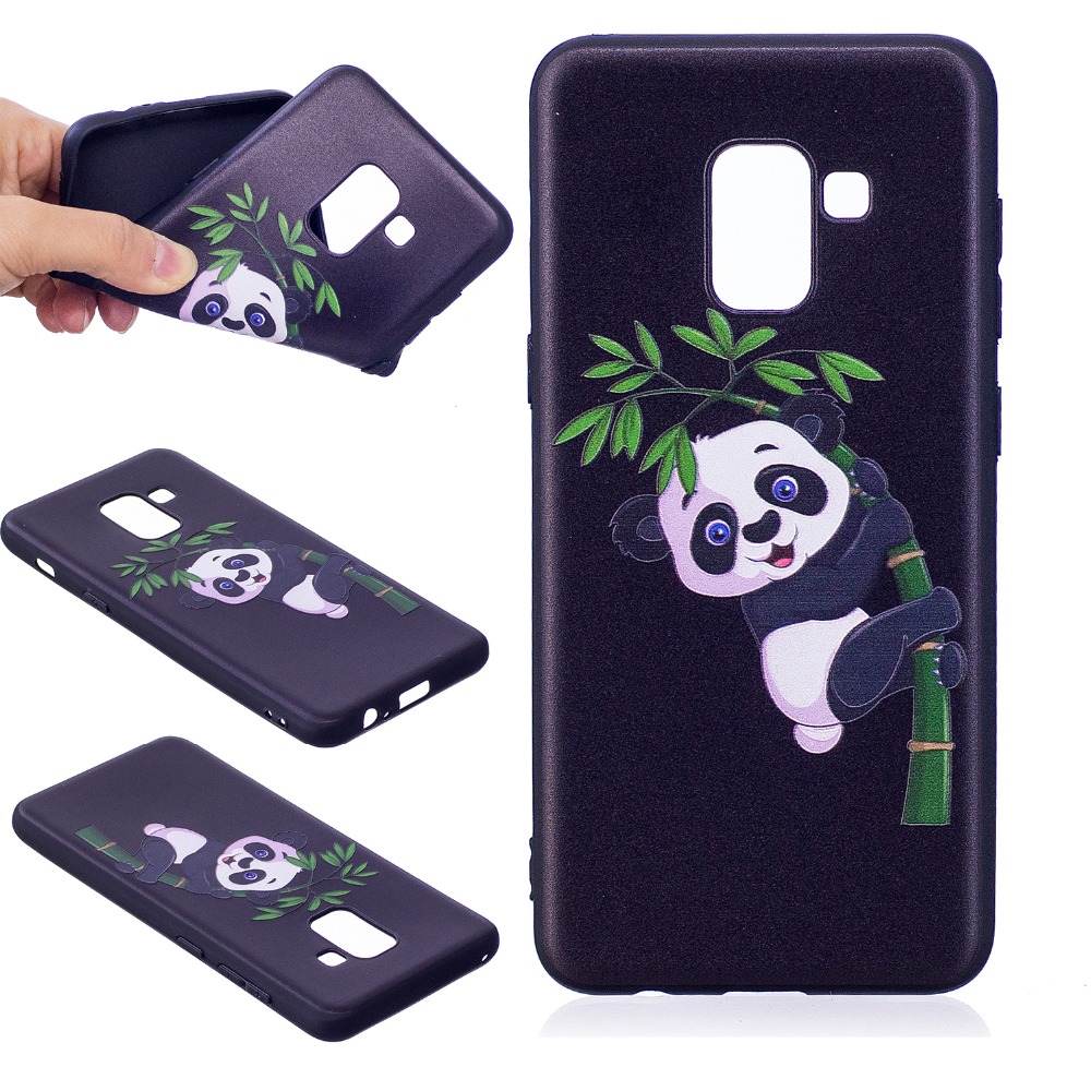 Case Samsung Galaxy A8 (2018) #เคสฝาหลัง TPU Shell Mobile Shell ลายน่ารักๆ