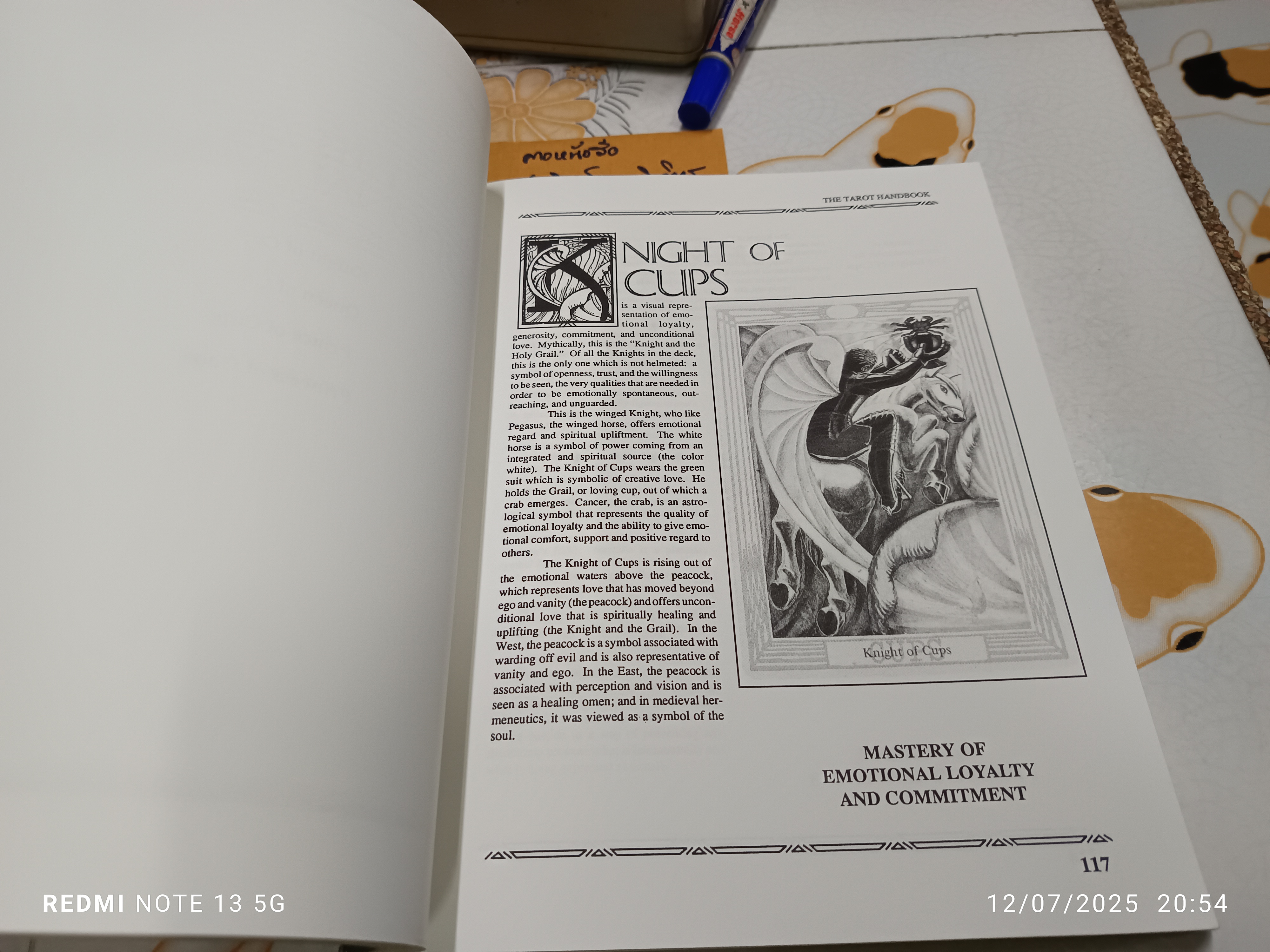 The Tarot Handbook เขียนโดย Angeles Arrien 1997