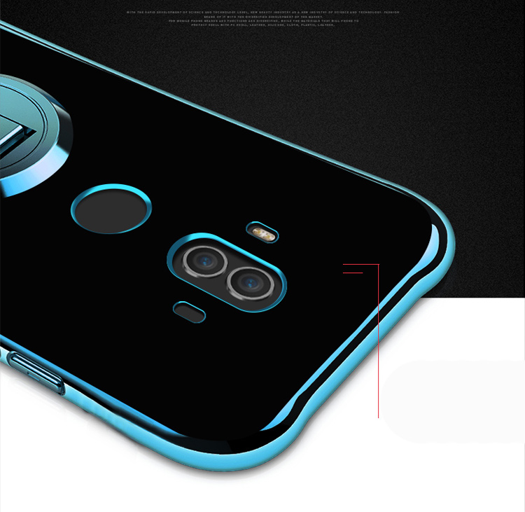 เคส Huawei Mate 10 Pro #เคสฝาหลัง FEELYMOS TPU แบบเคลือบเงามีขาตั้งในตัวสวยงามพรีเมี่ยม