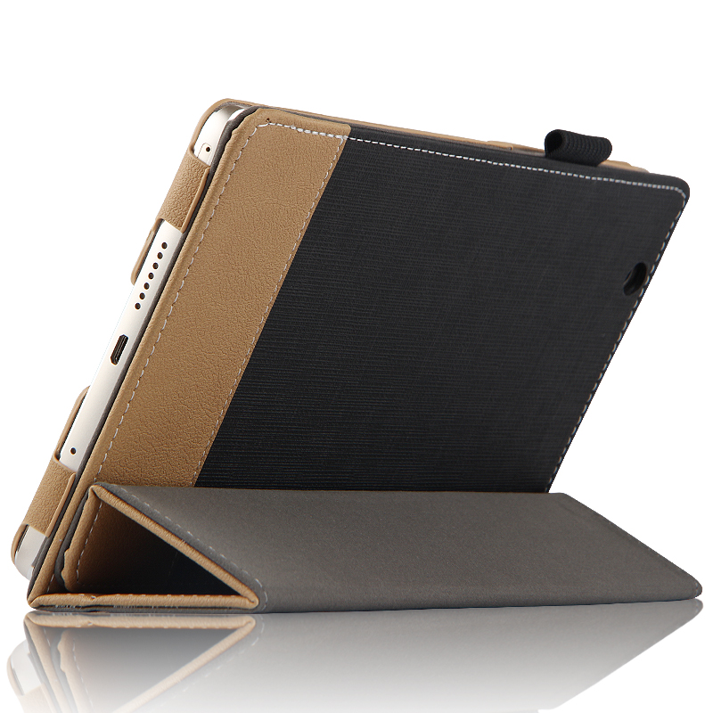 เคส Huawei MediaPad M3 8.4 นิ้ว #เคสฝาพับหนัง PU แบบ 3 พับสมาร์ท 2 สี Bi-color Smart Stripe Leather Wallet