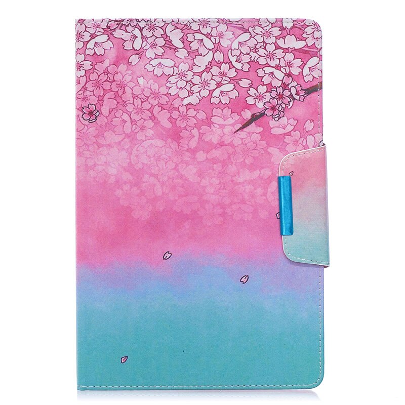 Case Samsung Galaxy Tab A 10.1 (2019) SM-T510 SM-T515 #เคสฝาพับพิมพ์ลาย Pattern Printing Wide Clasp Stand Wallet Flip Leather