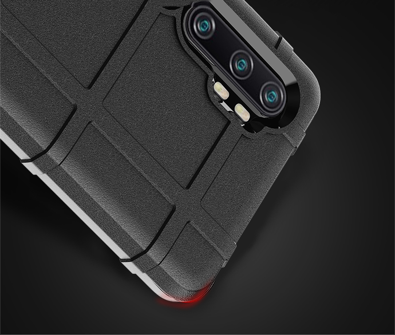 เคส Xiaomi Mi Note 10 Pro #เคสฝาหลัง Rugged Shield Series Soft Silicone Shock Absorption Matte กันกระแทก