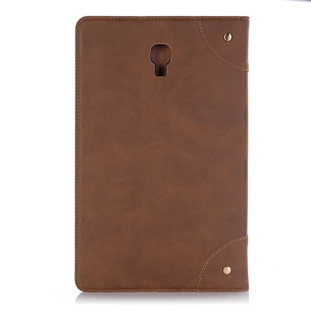 เคส Samsung Galaxy Tab A 10.5 (2018) T590 T595 #เคสฝาพับหนัง PU ผิวหนังม้าสไตล์ Retro แบบกระเป๋าสตางค์สมาร์ท Crazy Horse Texture Retro PU Leather