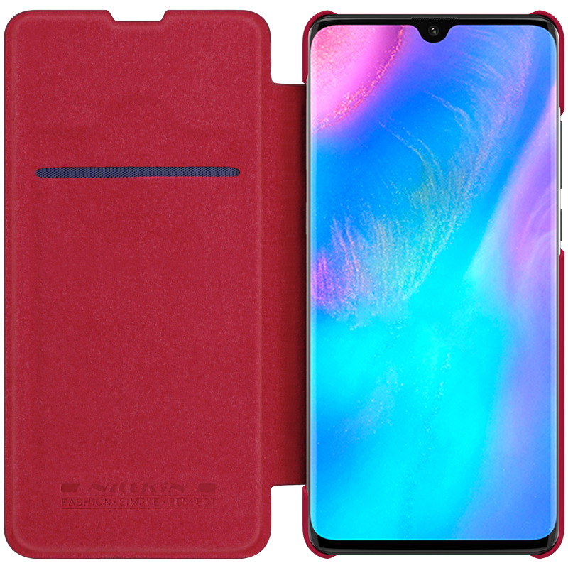 เคส Huawei P30 Pro #เคสแบบฝาพับ NILLKIN แท้รุ่น Qin Series Card Slot คุณภาพดี