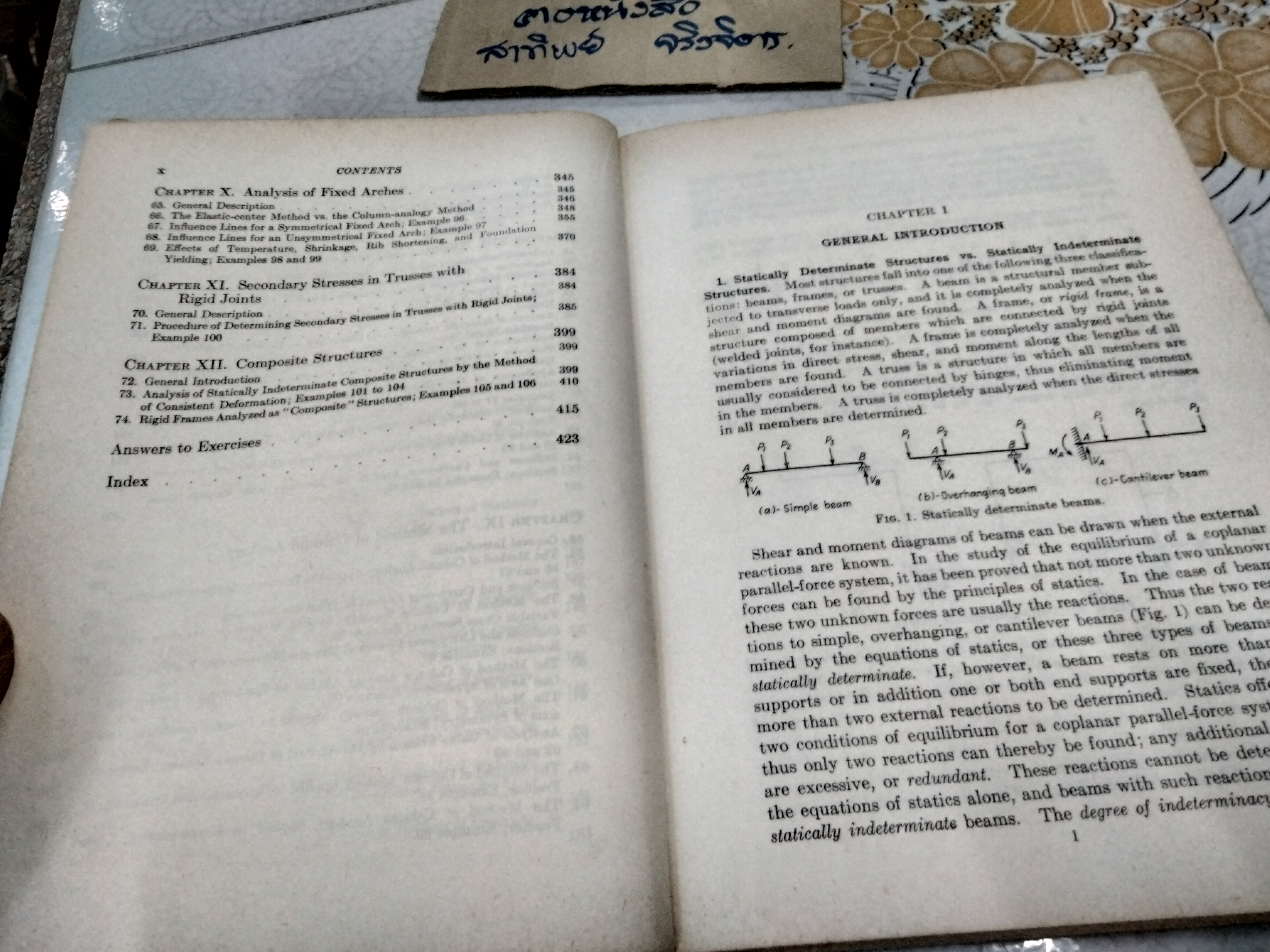 Statically Indeterminate Structures by Chu-Kia Wang **สินค้าหมด**