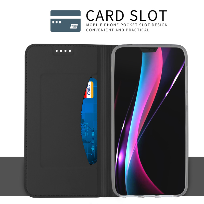 เคส Huawei P20 Pro #เคสฝาพับแบบฝาพับหนัง PU Card Holder Auto-absorbed Leather