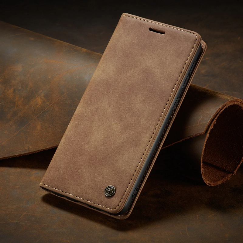 เคส Samsung Galaxy S21 Ultra #เคสฝาพับหนังกระเป๋าสตางค์ CASEME Auto-absorbed Leather Wallet