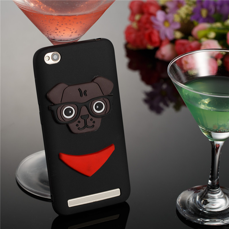 เคส Xiaomi Redmi 5A #เคสฝาหลังนิ่ม Lovely 3D Dog Pattern TPU