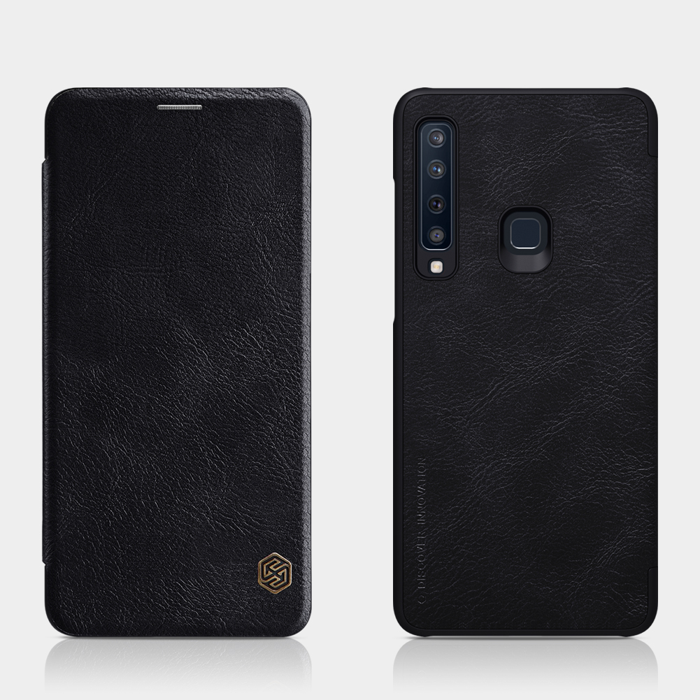 เคส Samsung Galaxy A9 (2018) #เคสฝาพับ NILLKIN แท้รุ่น Qin Series Card Slot คุณภาพดีราคาถูก