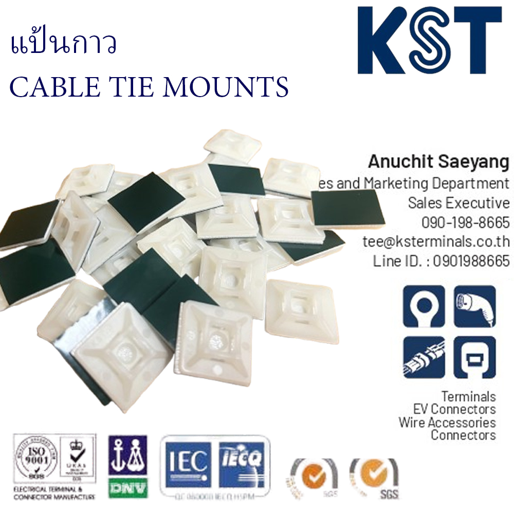 แป้นกาว CABLE TIE MOUNTS