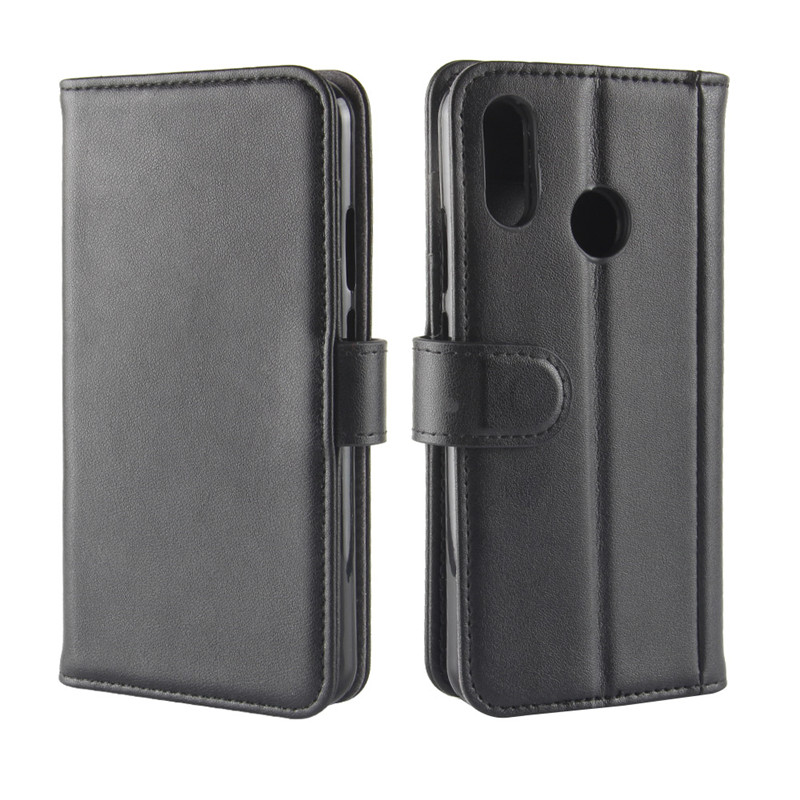 เคส Huawei P20 Lite (Nova 3e) #เคสฝาพับสไตล์กระเป๋าสตางค์รูปแบบหนังแท้แยกมีช่องเสียบบัตรคุณภาพดี