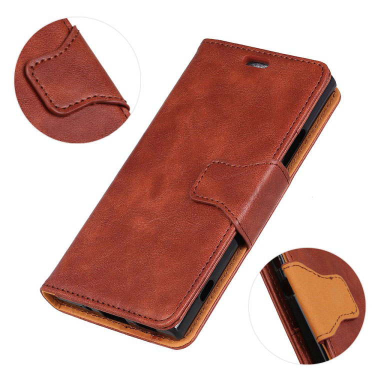 เคส Xiaomi Mi Mix 3 #เคสฝาพับหนังแยกคุณภาพดี Crazy Horse Split Leather Wallet