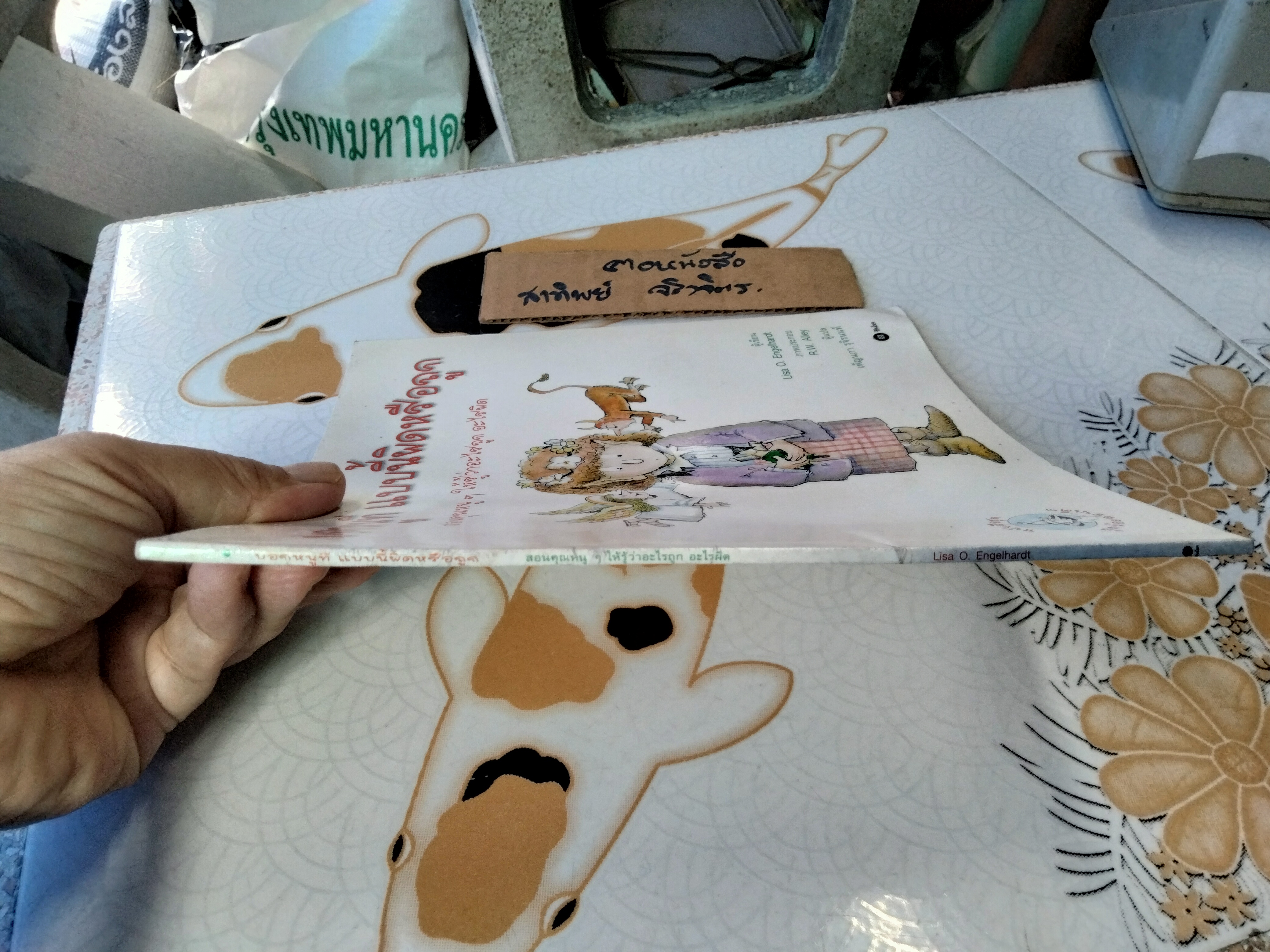 บอกหนูที แบบนี้ผิดหรือถูก - หนังสือชุด ภูตน้อยสอนเด็ก โดย Lisa O. Engelhardt R. ,เพ็ญนภา รุจิรนนท์ แปล **มีคราบน้ำที่ปก