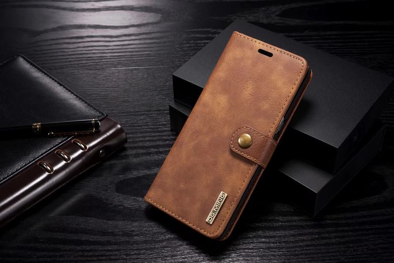 เคส Samsung Galaxy Note 8 SM-N950 #เคสฝาพับสไตล์กระเป๋าสตางค์แบบแยกส่วน DG.MING Detachable 2-in-1 Wallet Split Leather