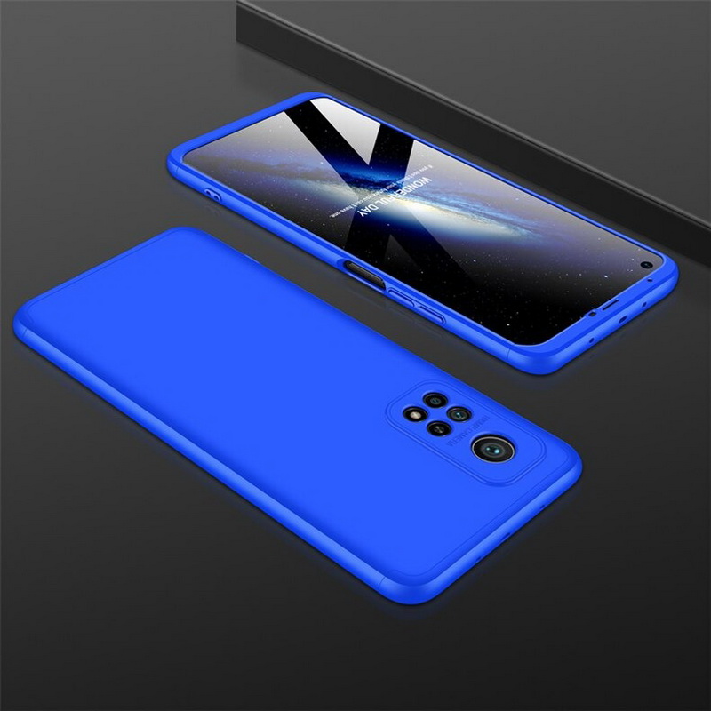 Case Xiaomi Mi 10T Pro #เคสฝาหลังพลาสติกแข็ง Detachable All-wrapped Matte แยกชิ้นได้