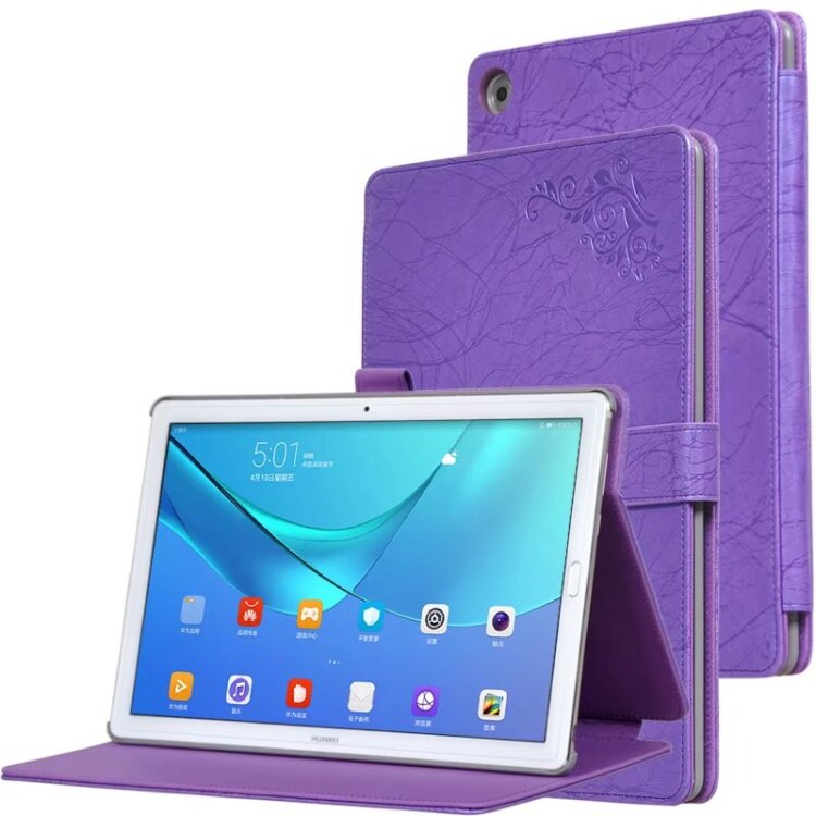 Case Huawei MediaPad M5 Pro 10.8 นิ้ว #เคสฝาพับหนัง PU พิมพ์ลาย Protective PU Leather Stnad Case