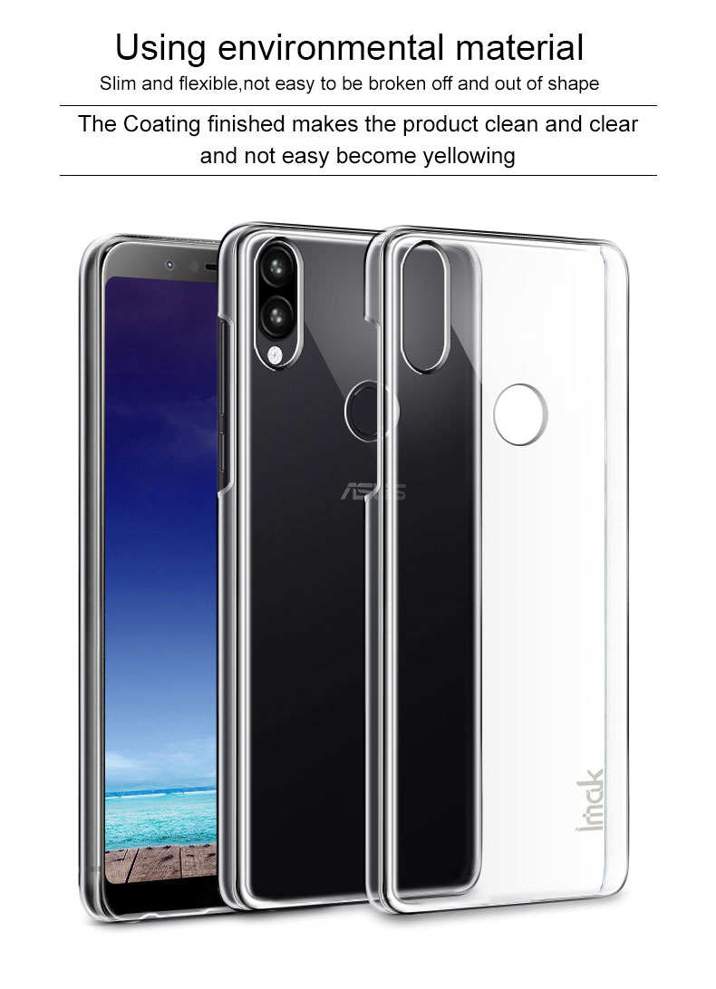 เคส Asus Zenfone Max Pro (M1) ZB601KL / ZB602KL #เคสฝาหลังใส IMAK Crystal Case II Scratch-resistant Clear PC + Screen Protector